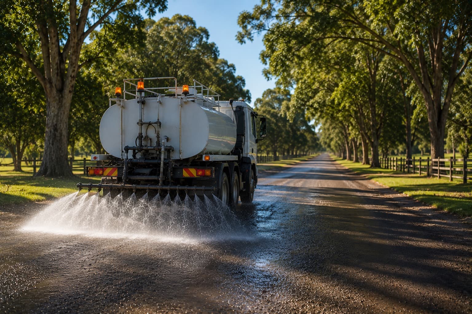 RoadPro treatment on mine access road